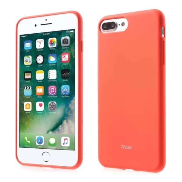 Iphone 8 Plus - Gummi Cover - Roar Korea - Orange