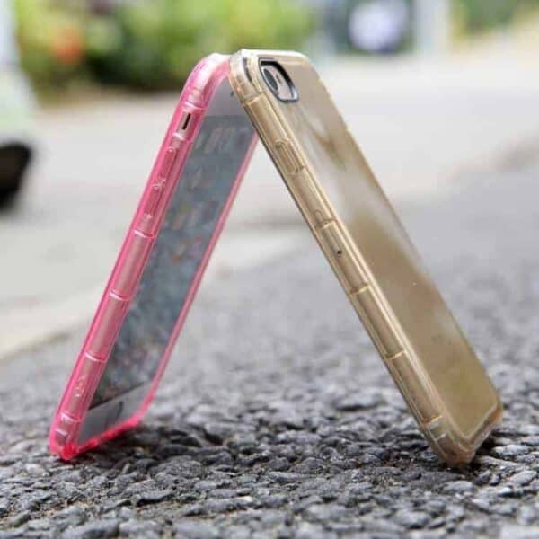 Iphone 7 - Rock Fence Stødsikker Tpu Cover - Transparent Guld