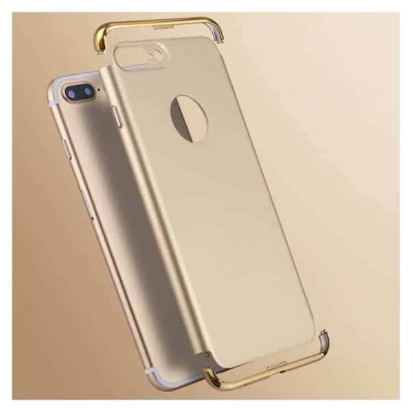 Iphone 7 Plus – Ipaky 3 Dele Hard Plastik Cover – Guldfarve-