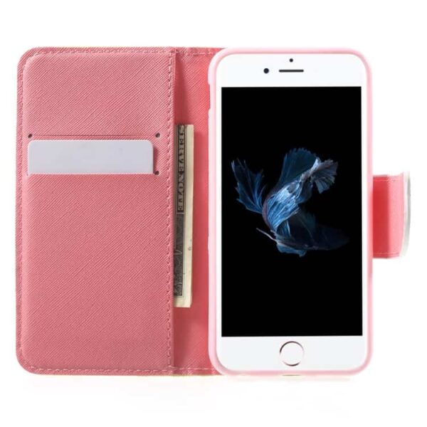 Iphone 6/6s - Pokemon Go Pu Læder Pung Stand Etui - Pocket Monster Charmander