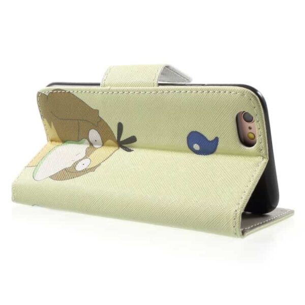 Iphone 6/6s - Pokemon Go Pu Læder Pung Stand Etui - Pocket Monster Psyduck