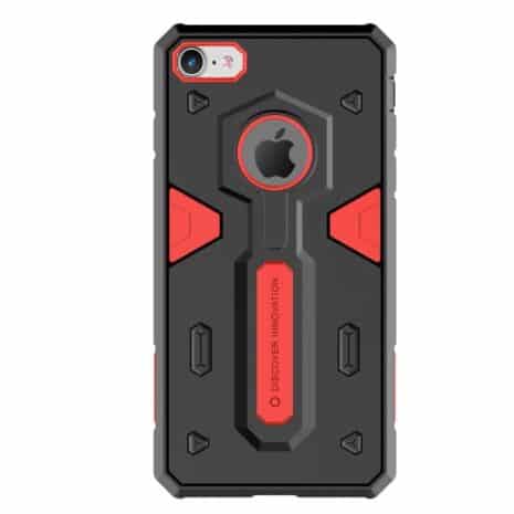 Iphone 7 - Nillkin Defender Ii Hård Pc Tpu Hybrid Cover - Rød