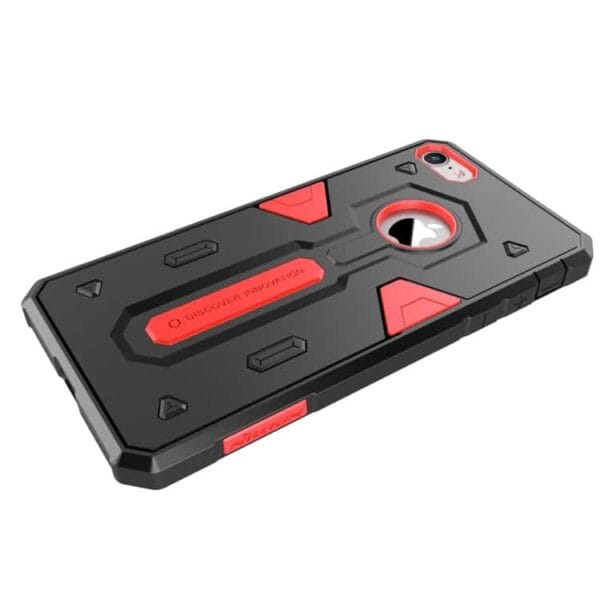 Iphone 7 - Nillkin Defender Ii Hård Pc Tpu Hybrid Cover - Rød