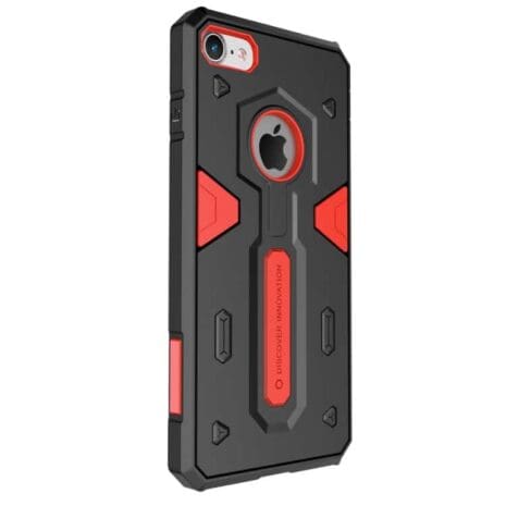 Iphone 7 - Nillkin Defender Ii Hård Pc Tpu Hybrid Cover - Rød