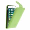 Iphone 8 - Kunstlæder Cover Med Vertikalt Flip - Grøn