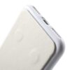 Iphone 8 - Kunstlæder Og Gummi Cover 2-i-1 - Hvid