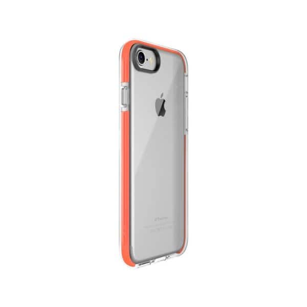 Iphone 8 - Gummi Cover Med Stødabsorberende Funktion - Orange