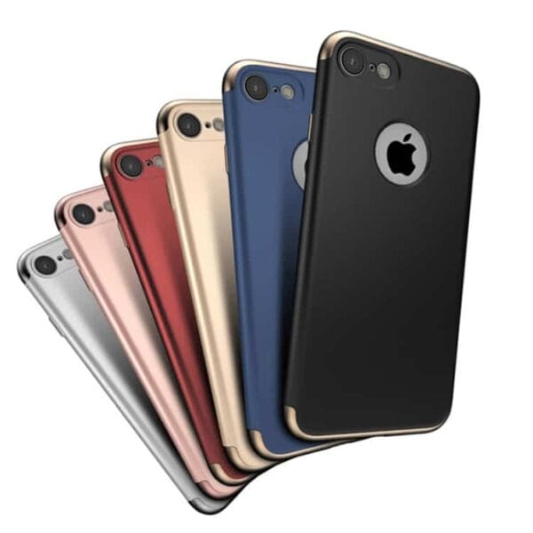 Iphone 7 - Cafele Mat Pc Cover - Sort