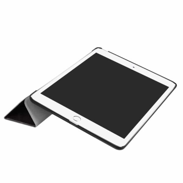 Ipad 9.7” (2017) (a1822, A1823) - Mønstret Smart Pu Læder Etui Med Tri-fold Stand - Kærestepar Og Mælkebøtte