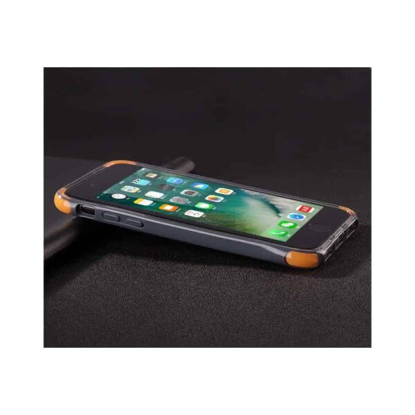 Iphone 8 - Tpu Gummi Cover Med Stødabsorberende Effekt - Grå