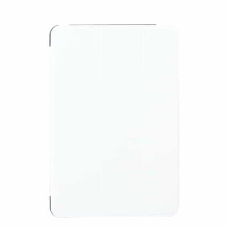 Ipad 9.7” (2017) (a1822, A1823)  - Silkeprint Smart Pu Læder Etui Med Tri-fold Stand - Hvid