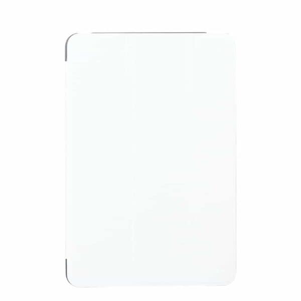 Ipad 9.7” (2017) (a1822, A1823)  - Silkeprint Smart Pu Læder Etui Med Tri-fold Stand - Hvid