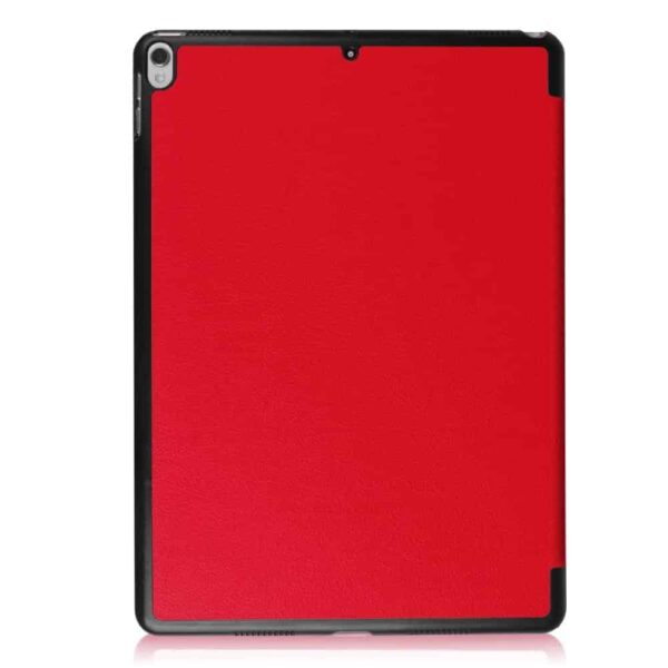 a red and black tablet case