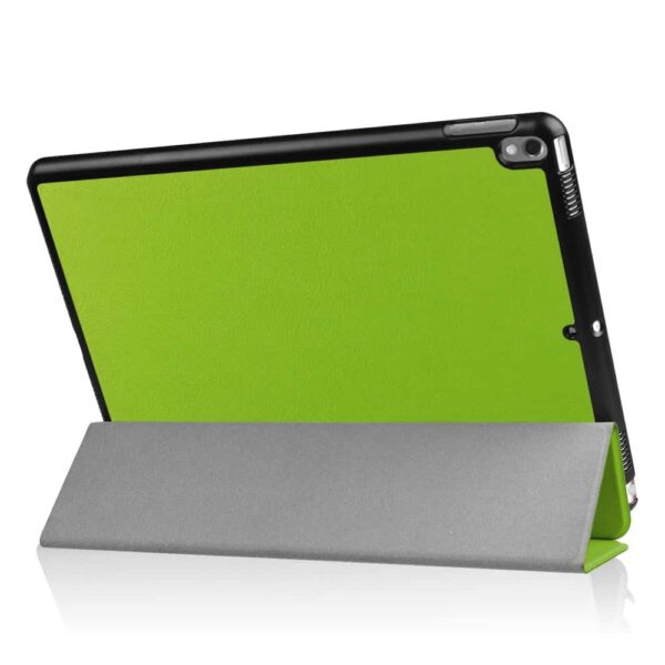 a green and grey tablet case