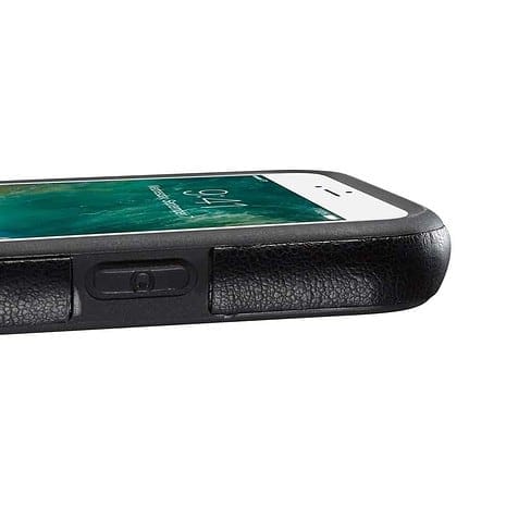 Iphone 8 - Kunstlæder Etui Med Tri-fold Design - Sort