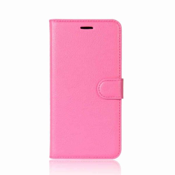 Samsung Galaxy S9 G960 Pu Læder Etui Med Kortholder Og Ståfunktion - Rosa