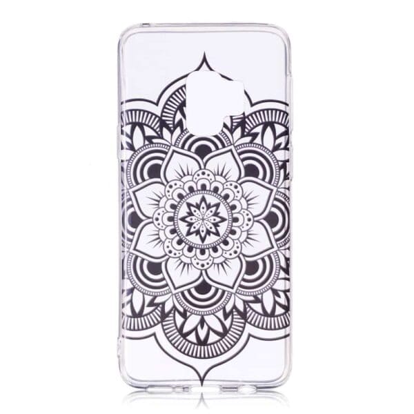 Samsung Galaxy S9 G960 Soft Tpu Etui Med Motiv - Mandala Blomst