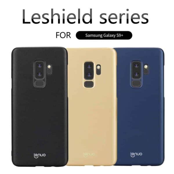 Samsung Galaxy S9 Plus G965 Leshield Series Etui - Blå