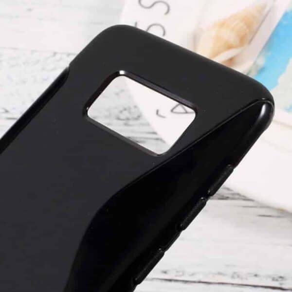 Galaxy S8 - S-line Blødt Tpu Cover - Sort