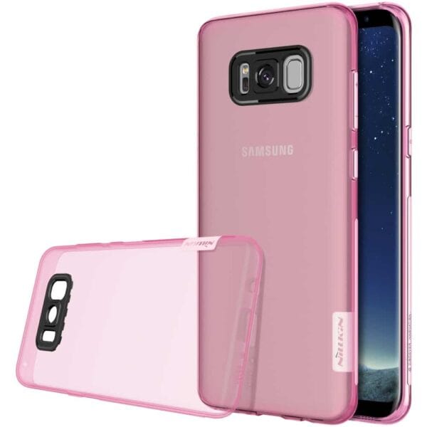 Galaxy S8 Plus - Nillkin Naturligt 0.6mm Tpu Cover - Lyserød