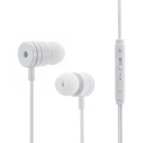 Mosidun 3.5 Mm In-ear Høretelefoner Med Mikrofon - Hvid
