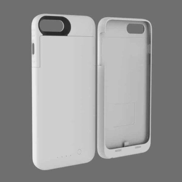 Iphone 7 Plus / 6s Plus / 6 Plus - Maxnon M7p Mfi Certificeret 4000mah Batter Oplader Cover - Hvid