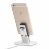 Ziku Wojs-23 Aluminum Opladnings Stand Dock Station Til Iphone – Sølv