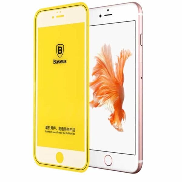 Iphone 6s Plus / 6 Plus – Baseus Anti-blue-ray Hærdet Skærmbeskyttelse – Hvid