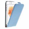 Iphone 6/6s - Ægte Split Læder Vertikalt Flip Cover - Blå