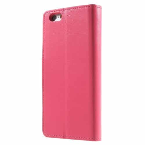 Iphone 6/6s - Newsets Mercury Snt Serie Pu Læder Etui - Rosa