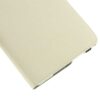 Ipad Mini 4 (a1538, A1550) - Cloth Skin Smart Pu Læder Etui Med Roterbar Stand - Hvid