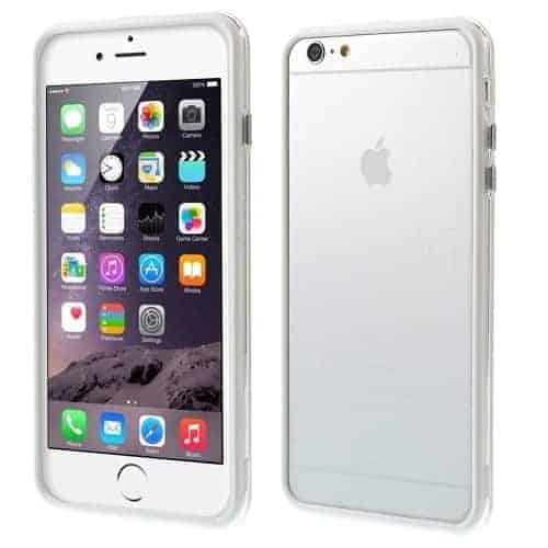 Iphone 6s Plus/6 Plus - Pc Og Tpu Bumper Ramme - Hvid