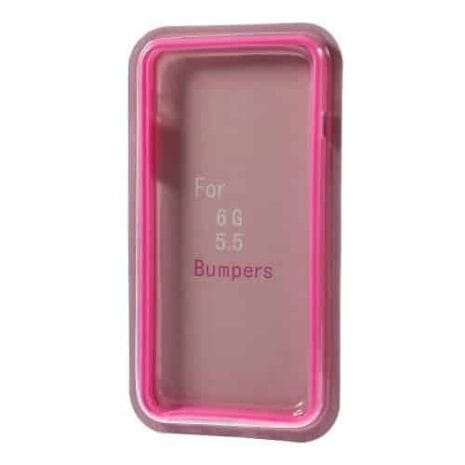 Iphone 6s Plus/6 Plus - Pc Og Tpu Bumper Ramme - Rosa