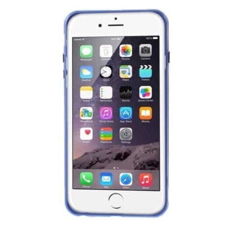 Iphone 6s Plus/6 Plus - Pc Og Tpu Bumper Etui - Mørkeblå