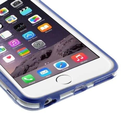 Iphone 6s Plus/6 Plus - Pc Og Tpu Bumper Etui - Mørkeblå
