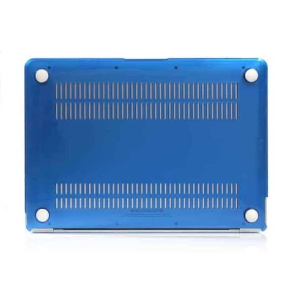 a blue rectangular object with white dots