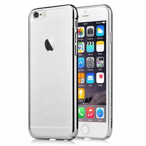 Iphone 6/6s - Devia Mat Skær Tyndt 0.8mm Hard Pc Cover - Sølv