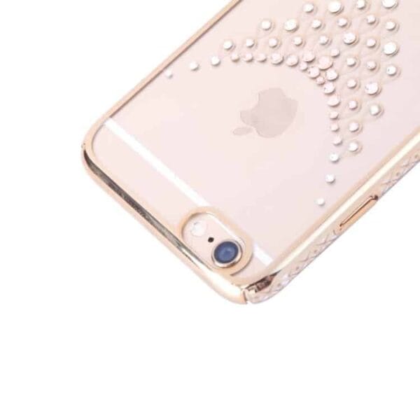 Iphone 6/6s - Kingxbar Deluxe Swarovski Pletteret Hard Etui - Skinnende Halskæde