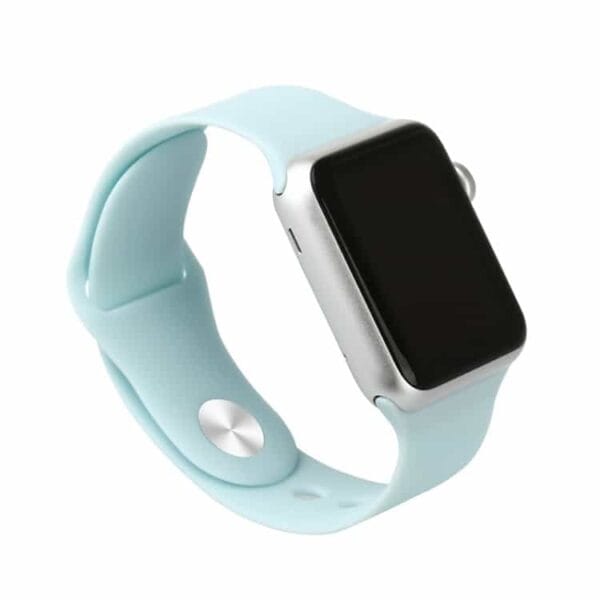 Apple Watch 38mm - 40mm Baseus Fresh Color Series Armbånd - Cyan