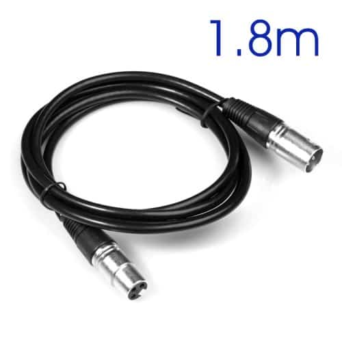 3pin Xlr Mikrofonkabel Male To Female 1.8m