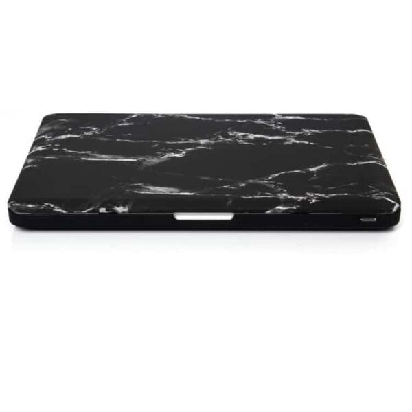 Macbook Air 11.6" - Marmor Mønster Hard Cover - Hvid / Sort