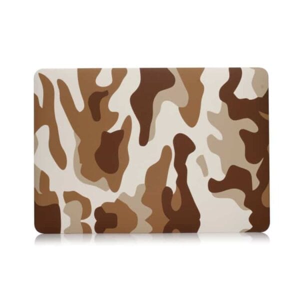 MacBook Pro 13" - Mønstret Hard Beskyttende Cover - Camouflage Mønster / Brun - Image 3