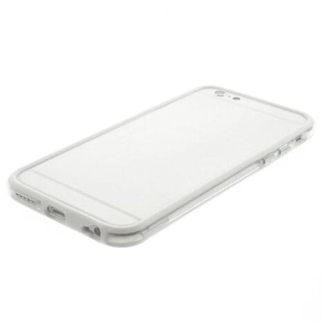 Iphone 6/6s - Pc Og Tpu Hybrid Bumper Etui - Hvid