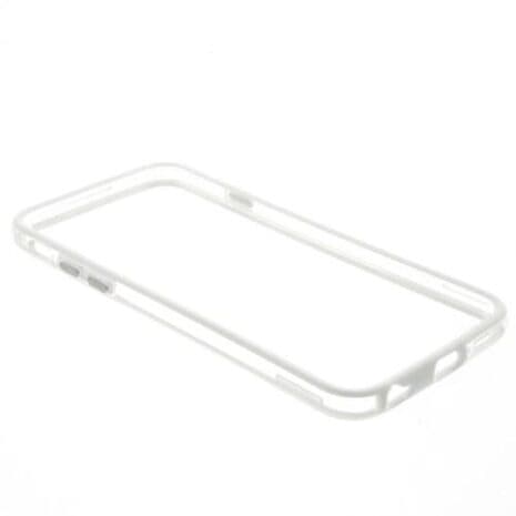 Iphone 6/6s - Pc Og Tpu Hybrid Bumper Etui - Hvid