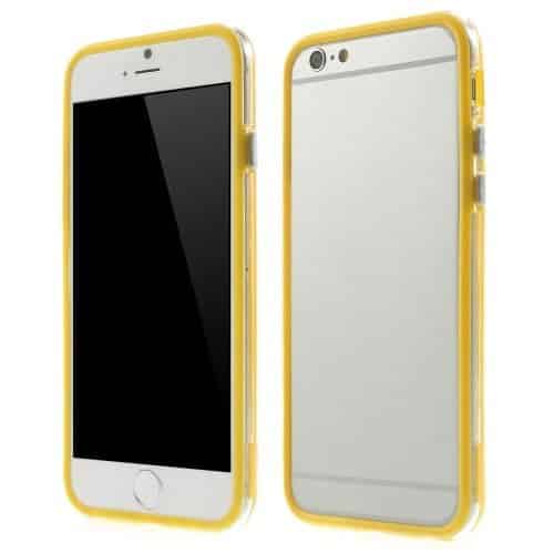 Iphone 6/6s - Pc Og Tpu Hybrid Bumper Etui - Gul