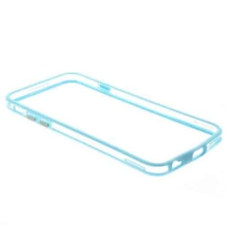 Iphone 6/6s - Pc Og Tpu Hybrid Bumper Etui - Lyseblå