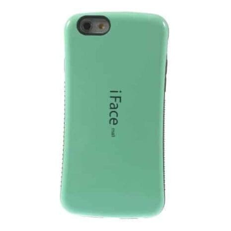 Iphone 6/6s - Superb Iface Blankt Pc Og Tpu Hybrid Cover - Cyan