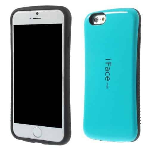 Iphone 6/6s - Superb Iface Blankt Pc Og Tpu Hybrid Cover - Lyseblå