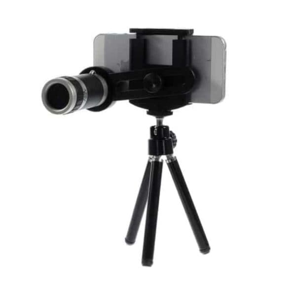 Tripod Stand Med Zoom Kamera Linse