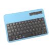 Dansk Bluetooth Tastatur Med Læder Etui Til Ipad Air 1 - Blå